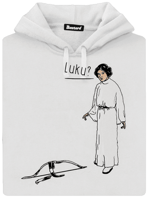 Luke a Leia dámská mikina klokanka White