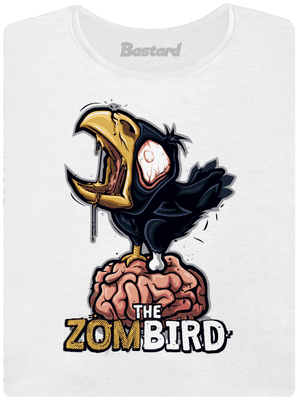 Zombird dámské tričko s lemem White