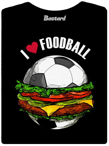 Foodball dámské tričko premium Black