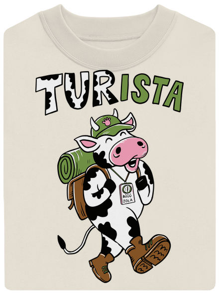 Tur na cestách unisex mikina bez kapuce Off White