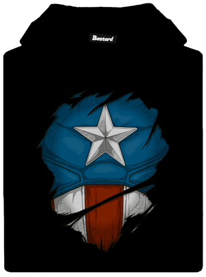 Captain Inside dámská mikina klokanka Black