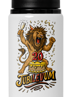 Jubilevum lahev na vodu White