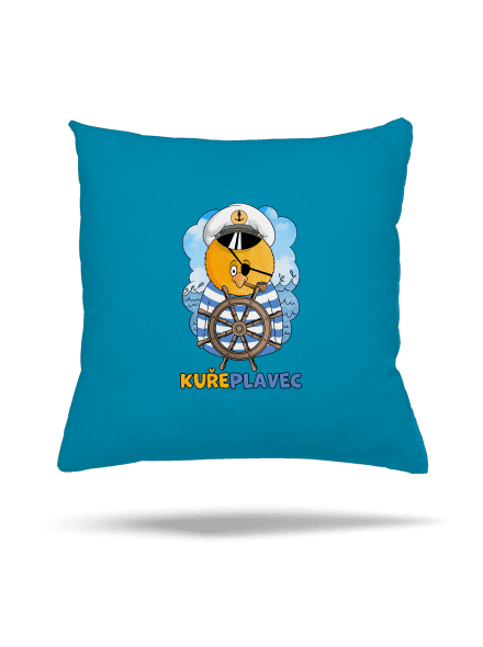 Kuřeplavec polštář Blue Turquoise