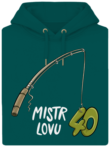 Narozeninový mistr lovu unisex mikina premium Emerald Green