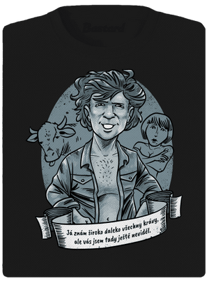 B14: Léto s kovbojem dámské sportovní tričko Black