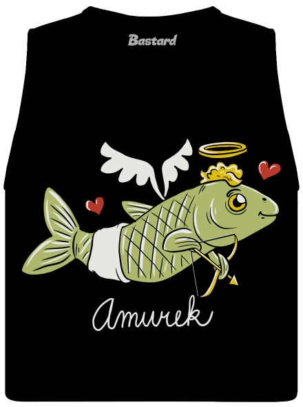 Amurek dámské tílko volné Black