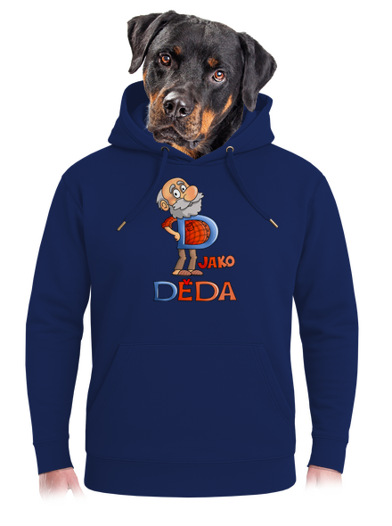 D jako děda unisex mikina premium Navy