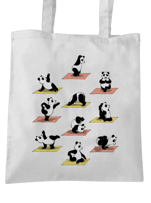 Pandí jóga taška White