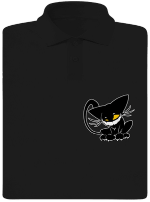 Evil cat pánská polokošile Black