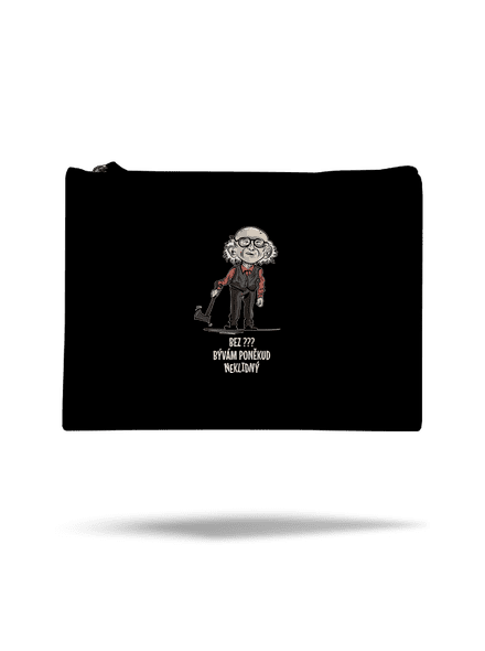 Neklidný - vlastní text taštička Black