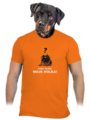 Tady hlídám já pánské tričko Orange