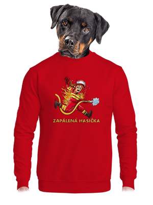 unisex mikina bez kapuce