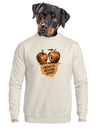 unisex mikina bez kapuce