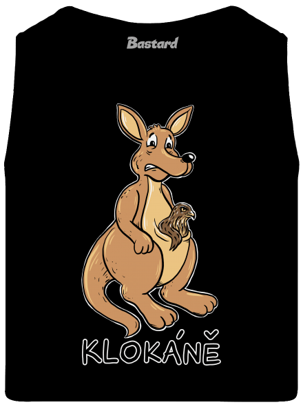 Klokáně pánské tílko Black