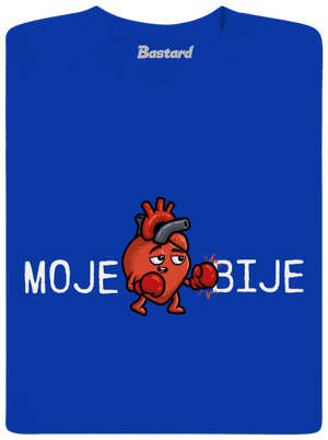 Moje srdce bije pánské tričko Royal Blue