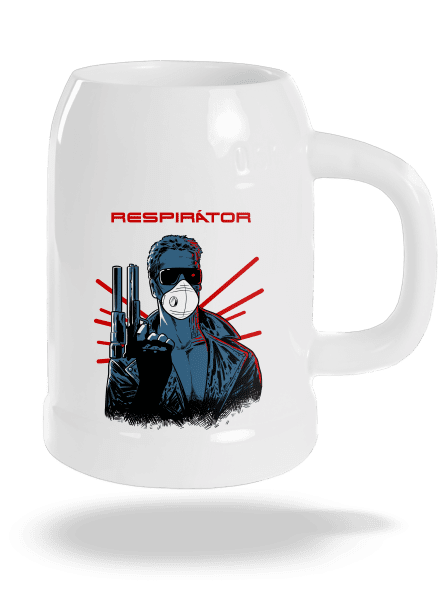 Respirátor půllitr White
