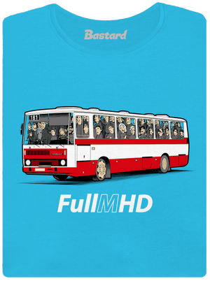 Full MHD dámské tričko s lemem Blue Atol