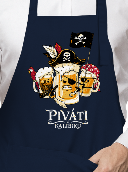 Piváti z Kalibiku zástěra Navy
