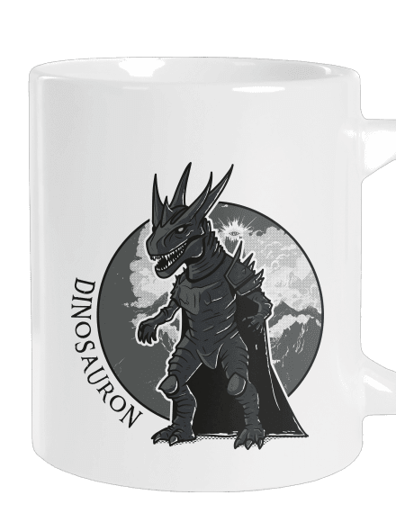 Dinosauron velký hrnek White