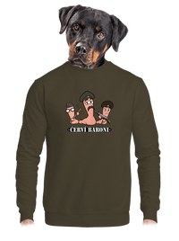 unisex mikina bez kapuce