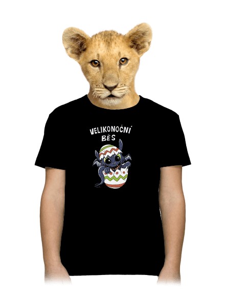 Velikonoční běs dětské tričko Black