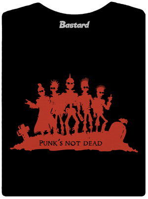 Punks Not Dead dámské tričko s lemem Black