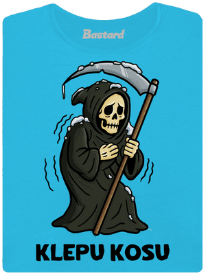 Klepu kosu dámské tričko s lemem Blue Atol