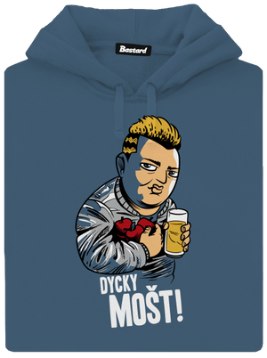 Dycky mošt dámská mikina klokanka Denim