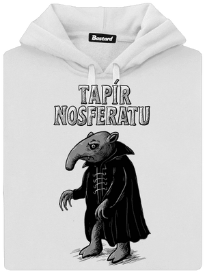 Tapír Nosferatu dámská mikina klokanka White