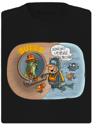 Jednoho utopence dámské sportovní tričko Black