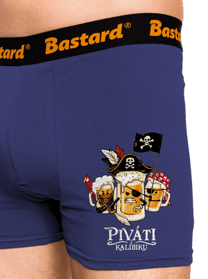 Piváti z Kalibiku boxerky Blue Navy