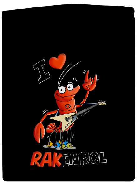 Rakenrol dámská mikina na zip Black