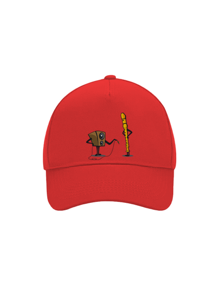 Plug-in jack kšiltovka baseballka Classic Red