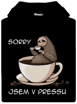 V pressu dětská mikina klokanka Black