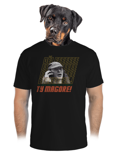 B18: Jiří Kára pánské sportovní tričko Black