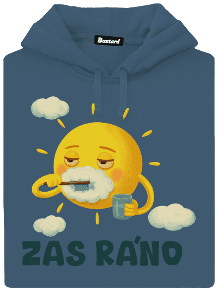 Zas ráno dámská mikina klokanka Denim