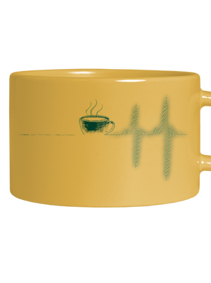 Coffee help hrnek makronka Yellow Macaron