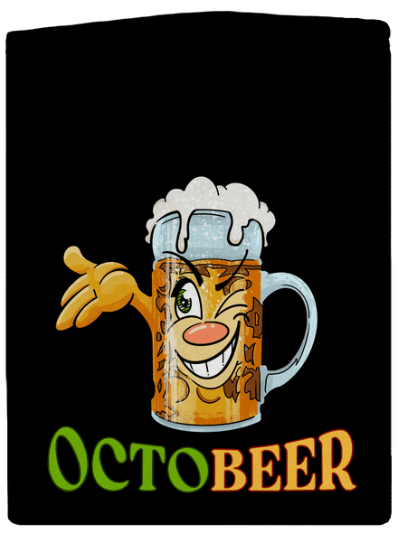 Octobeer pánská mikina na zip Black