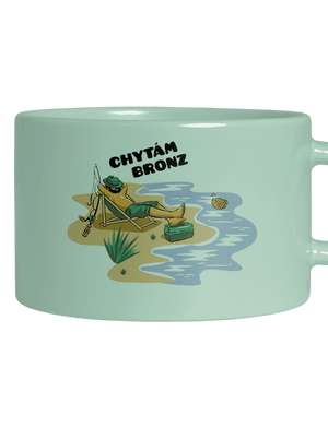 Chytám bronz hrnek makronka Mint Macaron