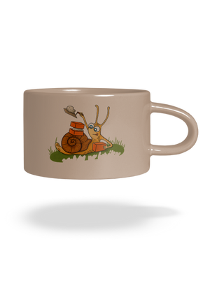 Makám na baráku hrnek makronka Brown Macaron