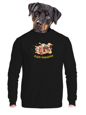 unisex mikina bez kapuce