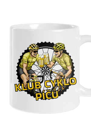 Klub cyklo píčů klasický hrnek White