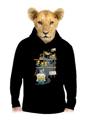 dětská mikina klokanka