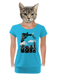 dámské tričko s lemem