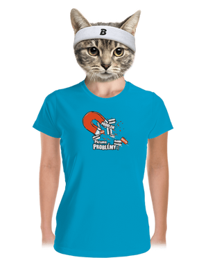 Magnet na problémy dámské sportovní tričko Blue Atol