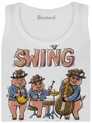 Swiňg dámské tílko klasické White