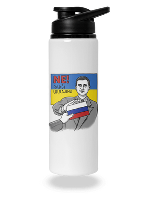 Ne! Radši Ukrajinu lahev na vodu White