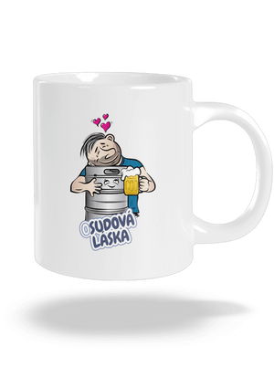 Osudová láska velký hrnek White