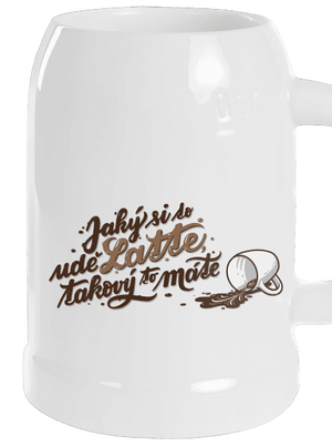 Latte půllitr White