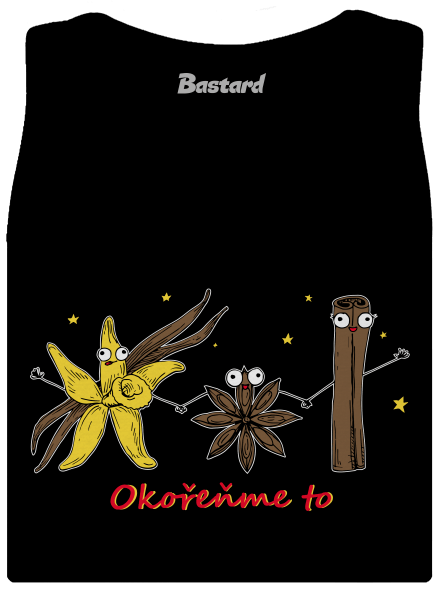 Okořeňme to dámské tílko klasické Black